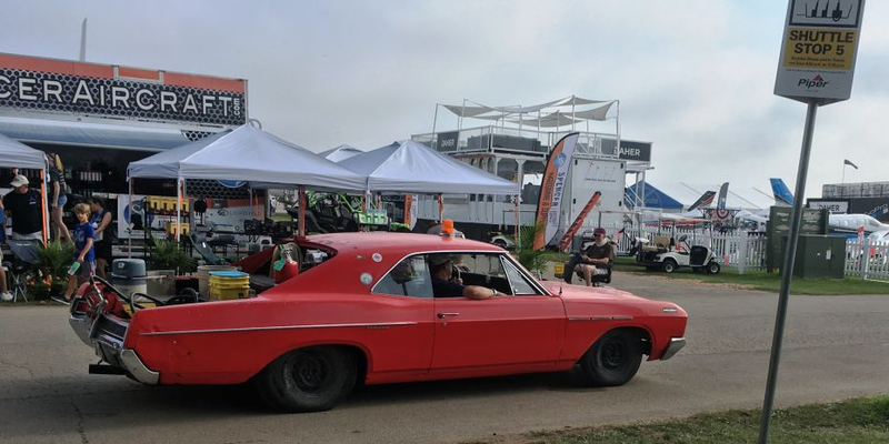 EAA founder Paul Poberezny’s old Buick was up until the past few years how the organization got smoke oil out to the flight line. I love it.